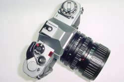 Canon AV-1 35mm Film SLR Manual Camera with Canon 35-70mm Zoom F/3.5-4.5 Lens