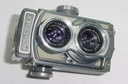 Rolleiflex 4x4 Baby Grey TLR 127 Film Camera Schneider-Kreuznach 60/3.5 Lens