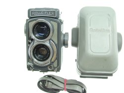 Rolleiflex 4x4 Baby Grey TLR 127 Film Camera Schneider-Kreuznach 60/3.5 Lens