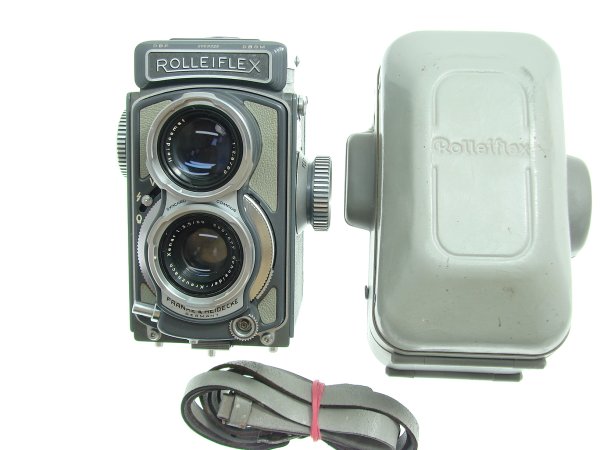 Rolleiflex 4x4 Baby Grey TLR 127 Film Camera Schneider-Kreuznach 60/3.5 Lens
