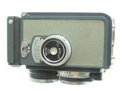 Rolleiflex 4x4 Baby Grey TLR 127 Film Camera Schneider-Kreuznach 60/3.5 Lens