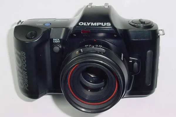 Olympus OM101 Power Focus 35mm Film SLR Camera with 50mm f/2 PF Lens - O...