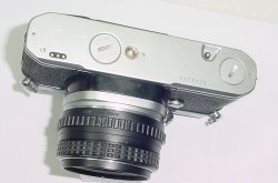 Pentax MV 1 35mm Film SLR Camera with Pentax-M 50mm F/2 SMC Lens in Silver