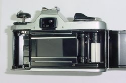 Pentax MV 1 35mm Film SLR Camera with Pentax-M 50mm F/2 SMC Lens in Silver