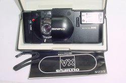 Olympus XA 35mm Film Rangefinder Camera with F.Zuiko 35mm F/2.8 Lens + A16 Flash