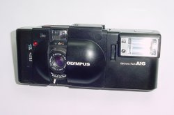 Olympus XA 35mm Film Rangefinder Camera with F.Zuiko 35mm F/2.8 Lens + A16 Flash