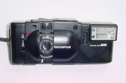 Olympus XA 35mm Film Rangefinder Camera with F.Zuiko 35mm F/2.8 Lens + A16 Flash