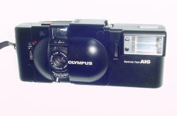 Olympus XA 35mm Film Rangefinder Camera with F.Zuiko 35mm F/2.8 Lens + A16 Flash