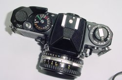 Nikon FE 35mm Film SLR Manual Camera with Nikon 50mm F/1.8 Series E AIs Lens
