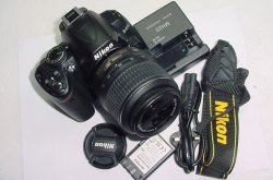 Nikon D3000 10.2MP Digital SLR Camera with Nikon AF-S 18-55mm VR Lens