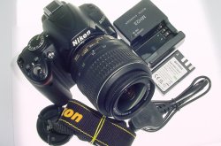 Nikon D3000 10.2MP Digital SLR Camera with Nikon AF-S 18-55mm VR Lens