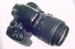 Nikon D3000 10.2MP Digital SLR Camera with Nikon AF-S 18-55mm VR Lens