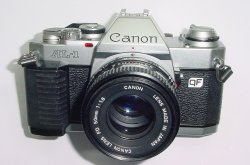 Canon AL-1 QF 35mm SLR Film Manual Camera with Canon 50mm F/1.8 FD Lens