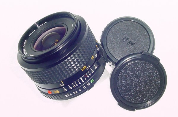 Minolta 28mm F/2.8 MD Manual Focus Wide Angle Lens