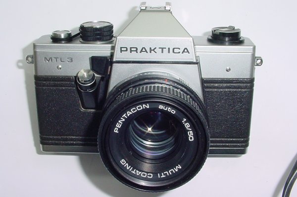 PRAKTICA MTL 3 35mm Film Camera with Pentacon 50mm F/1.8 auto Lens