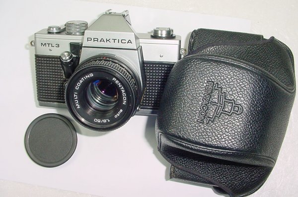 PRAKTICA MTL 3 35mm Film Camera with Pentacon 50mm F/1.8 auto Lens