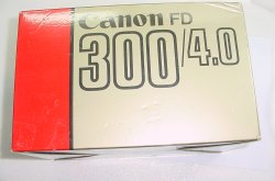 Canon 300mm F/4 FD Telephoto Manual Focus Lens