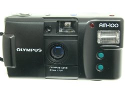 Olympus AM-100 35mm Film Point & Shoot Compact Camera 35/3.5 Lens