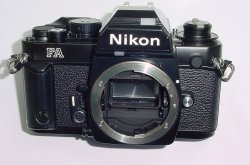 Nikon FA 35mm Film SLR Manual Camera Body in Black