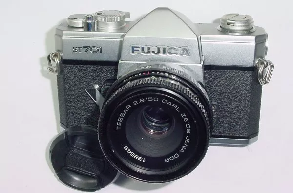 Fujica ST701 35mm SLR Film Manual Camera with Carl Zeiss Jena 50