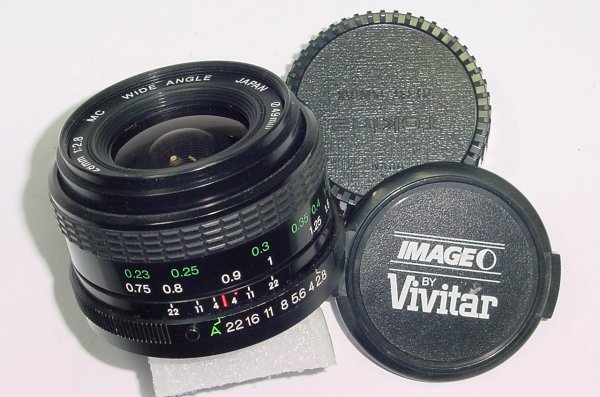 Vivitar 28mm F2.8 MC Wide Angle Manual Focus Lens For Pentax PK/A Mount