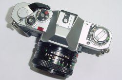 Canon AV-1 35mm Film SLR Manual Camera with Canon 50mm F/1.8 FD Lens