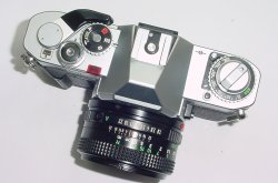 Canon AV-1 35mm Film SLR Manual Camera with Canon 50mm F/1.8 FD Lens