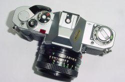 Canon AV-1 35mm Film SLR Manual Camera with Canon 50mm F/1.8 FD Lens