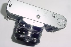 Canon AV-1 35mm Film SLR Manual Camera with Canon 50mm F/1.8 FD Lens