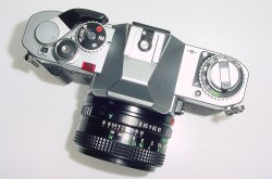 Canon AV-1 35mm Film SLR Manual Camera with Canon 50mm F/1.8 FD Lens