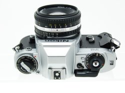 Nikon FG 35mm Film SLR Manual Camera with Nikon 50mm F/1.8 Series E Lens