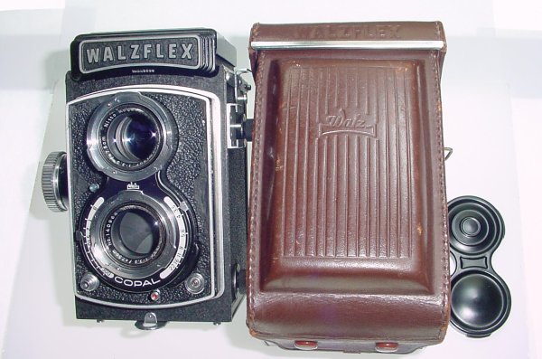 Walzflex 6x6 120 Film TLR Medium Format Camera Kogaku 75mm f/3.5 Lens