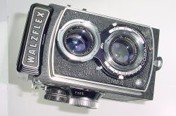 Walzflex 6x6 120 Film TLR Medium Format Camera Kogaku 75mm f/3.5 Lens