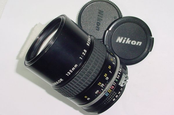 Nikon 135mm F/2.8 Nikkor AI Manual Focus Portrait Lens