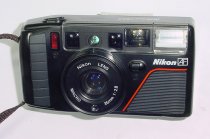 Nikon AF 3 35mm Film Point & Shoot Camera 35/2.8 Macro Lens