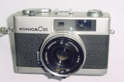 Konica C35 35mm Film Rangefinder Compact Camera 38mm F/2.8 Lens