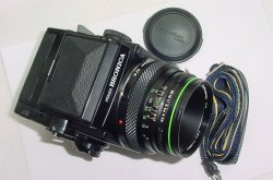 BRONICA ETRS 120 Film SLR Medium Format Camera + ZENZANON 75/2.8 MC Lens + SG