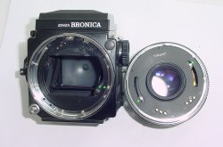 BRONICA ETRS 120 Film SLR Medium Format Camera + ZENZANON 75/2.8 MC Lens + SG