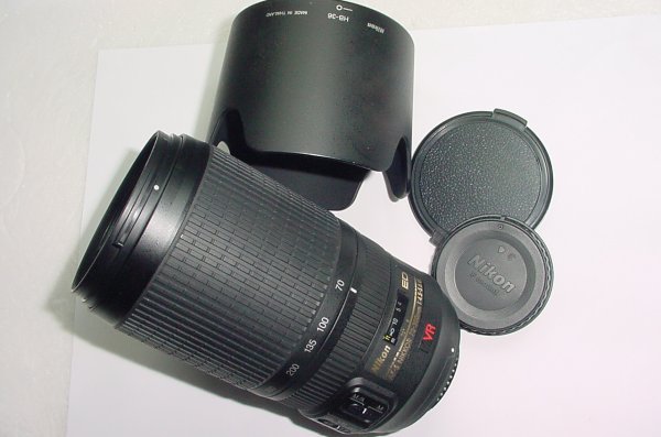 Nikon 70-300mm F/4.5-4.6 G ED VR AF-S Nikkor AF Zoom Lens