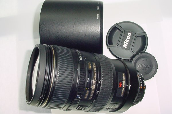 Nikon 80-400mm F/4.5-5.6 D ED VR AF Nikkor Auto Focus Zoom Lens