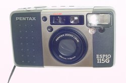 Pentax ESPIO 115G 35mm Film Point & Shoot Camera 38-115mm Zoom Lens