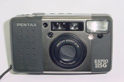 Pentax ESPIO 115G 35mm Film Point & Shoot Camera 38-115mm Zoom Lens