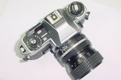 Nikon FG-20 35mm film SLR Manual Camera with 35-70mm f/3.3-4.5 Zoom-NIKKOR Lens