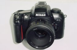 Nikon F75 35mm Film SLR Camera with Nikon 50mm f/1.8 D AF Lens