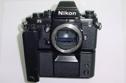 Nikon F3 HP 35mm Film SLR Manual Camera with MD-4 Motor Drive and MF-14 Databack
