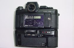 Nikon F3 HP 35mm Film SLR Manual Camera with MD-4 Motor Drive and MF-14 Databack
