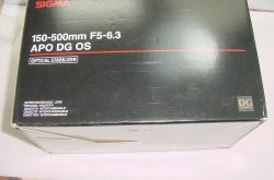 Sigma 150-500mm F/5-6.3 APO HSM DG Optical Stabilizer AF Zoom Lens For Canon EF