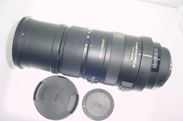 Sigma 150-500mm F/5-6.3 APO HSM DG Optical Stabilizer AF Zoom Lens For Canon EF