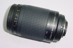 Nikon 70-300mm F/4-5.6 G Auto and manual Focus Zoom Lens in Black