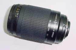 Nikon 70-300mm F/4-5.6 G Auto and manual Focus Zoom Lens in Black